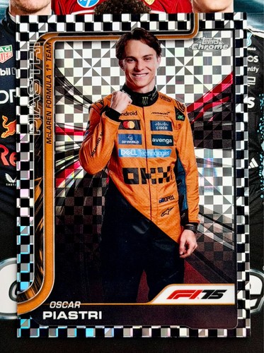 2025 topps chrome oscar - f1,