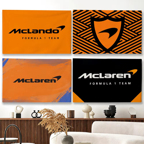 Racing mclaren flags - f1,