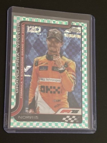 2025 topps chrome - chrome, f1