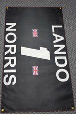 LANDO NORRIS McLAREN F1 FLAG