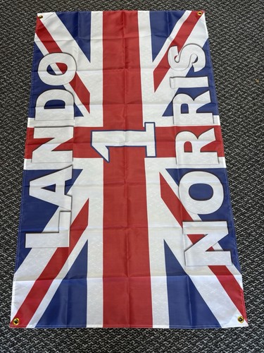 Lando norris mclaren flag - f1,