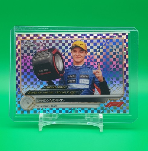 Lando norris topps chrome - lando,