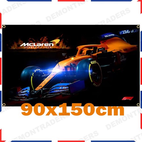Large mclaren flag 3x5ft - mclaren,