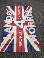 LANDO NORRIS McLAREN F1 FLAG