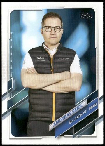 Andreas seidl 2021 topps - seidl,