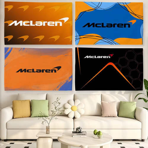 Racing mclaren flags - f1,