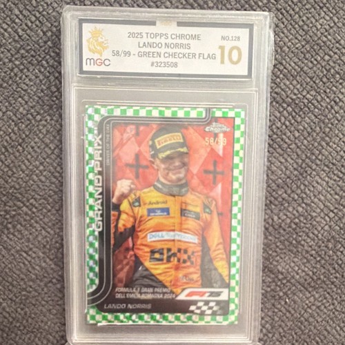 Topps chrome 2025 lando - topps, f1