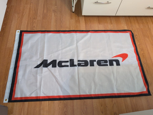 Large nylon flag mclaren - nylon,