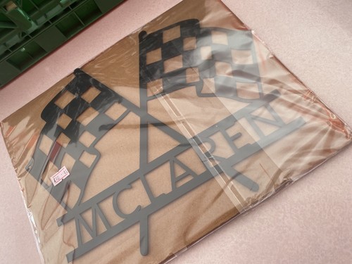 Mclaren check flag metal - check, sign